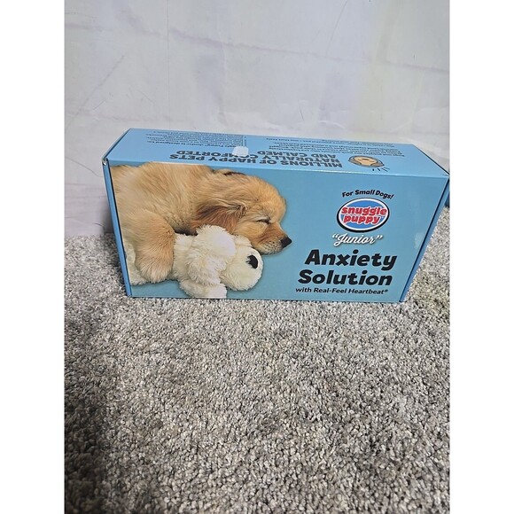 Snuggle Puppy Heartbeat “Junior” Stuffed Anti-Anxiety Toy For Small Dogs NEW - Picture 1 of 7